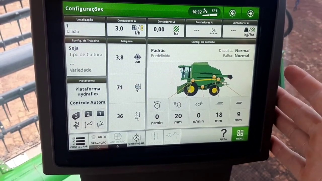 CALIBRAÇÃO ELEVAÇÃO PLATAFORMA DE CORTE 600F - JOHN DEERE S430/S440