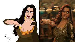 Shararat Dhurandhar Song Ranveer Singh Aditya Dhar Jasmine Ayesha Khan| Drawing Meme 2D