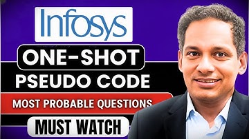 Most Expected Pseudocode Questions for Infosys and Accenture 2025