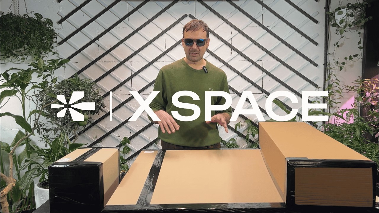 X Space 550 MX 3.2 — Распаковка фитосветильника для гроубокса 120х120см