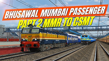 Legendary Passenger RETURNS! WCAM-3 Powers 51154 Bhusaval–CSMT | Historic MSTS Journey 🚂🔥 (Part-2)