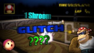 [MKWii TAS] 1 Shroom Ghost Valley Ultra Shortcut?!?!