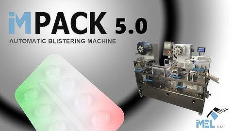 IMPACK 5 0 - Automatic Blistering Machine -  COSMETIC SAMPLES