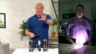 SecureBrite Set of 2 Multi-Function Flashlight and Worklight on QVC