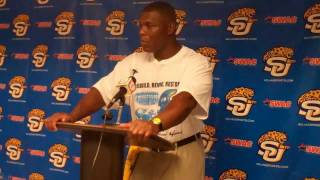 SU Football: Stump Mitchell AAMU Postgame