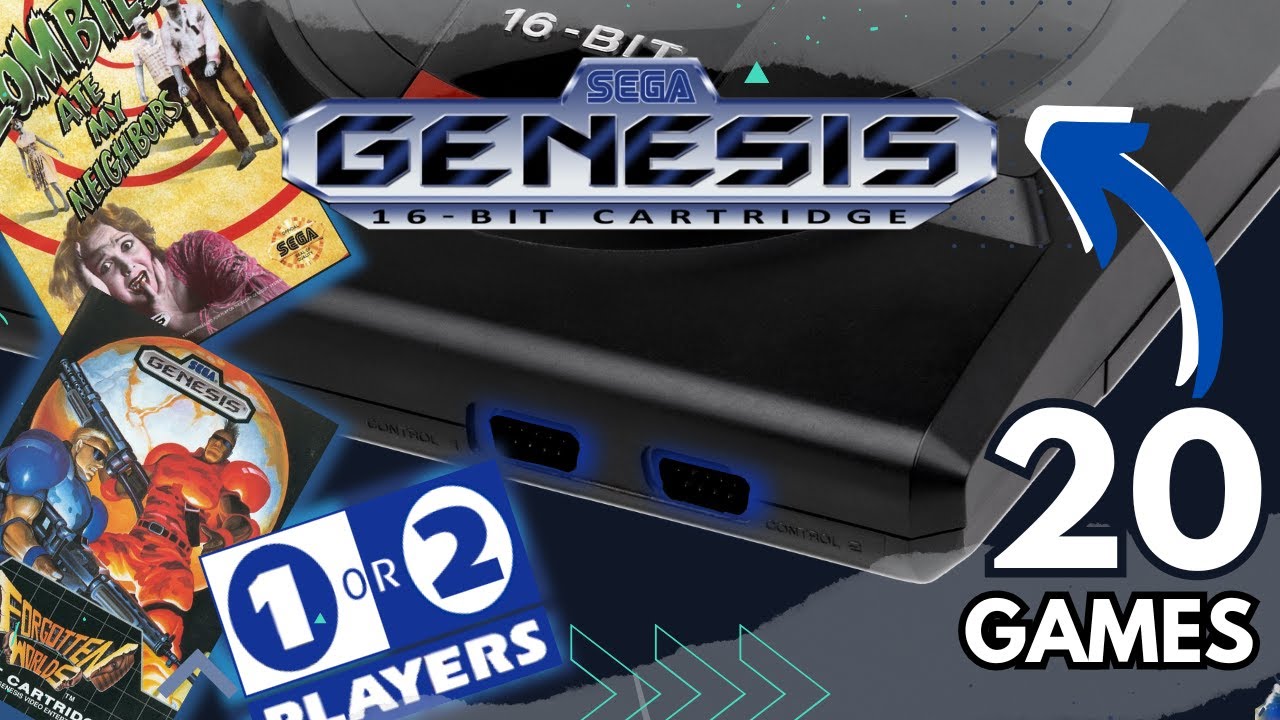 20 Sega 🔵 GENESIS games that are BETTER played by 2 PLAYERS| What did you prefer 🚹 or 🚻 ❓
