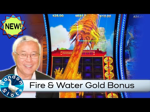 Dragon Spin Saga Fire & Water Slot Machine Gold Bonus