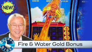 Dragon Spin Saga Fire & Water Slot Machine Gold Bonus