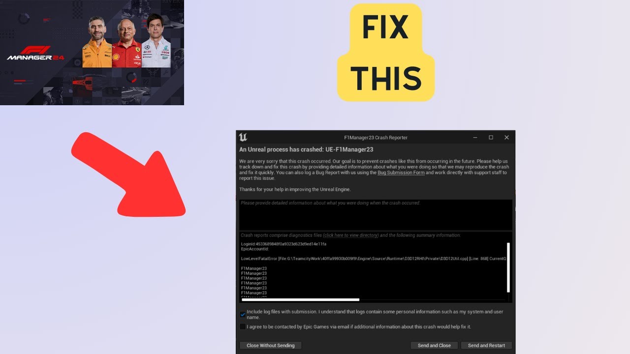 How to Fix LowLevelFatalError in F1 Manager 24