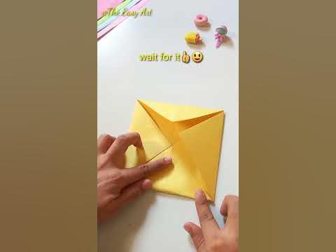 Origami photo frame No glue paper craft #shorts - YouTube