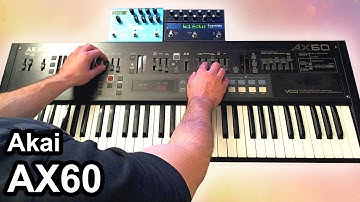 AKAI AX60 - Ambient Chillout Music w/ Strymon Big Sky & Eventide Timefactor 【SYNTH DEMO】