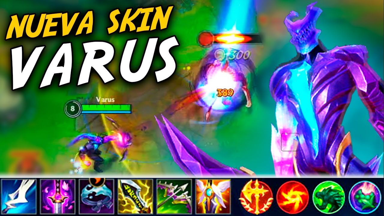VARUS NUEVA SKIN Y NUEVA BUILD!! Wild Rift ESPAÑOL - wasab0 - YouTube