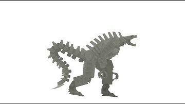 Mecha Godzilla test ll Godzilla stick nodes animation