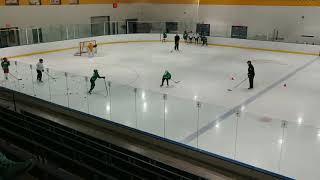 Canon running 1v1 Full Ice Drills during Phase II - Green #12