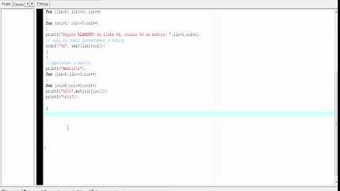 matriz em c elementos da diagonal principal