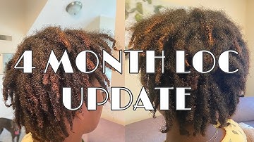 4 Month Loc Update | Two Strand Twist Starter Locs | Loc Journey