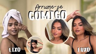 ARRUME-SE COMIGO - DO LIXO AO LUXO✨(cabelo, make, look)