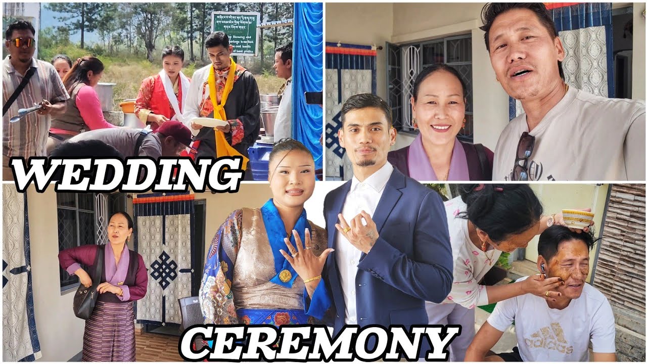 Wedding Ceremony ❤️ Tenzin Phuntsok Weds Tenzin Namdol || Kollegal Dhondenling Tibetan YouTuber 