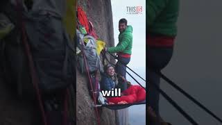 Vertical Camping: Extreme Cliff Camping #interestingfacts