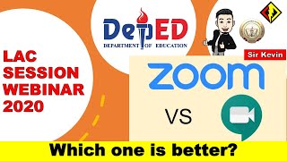 Zoom Vs Google Meet  How To Use And Which One Is Better Lac Webinar Session 2020