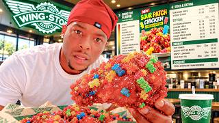 Details I Tested Wing Stop  Sour Patch Chicken  🤢 Guide