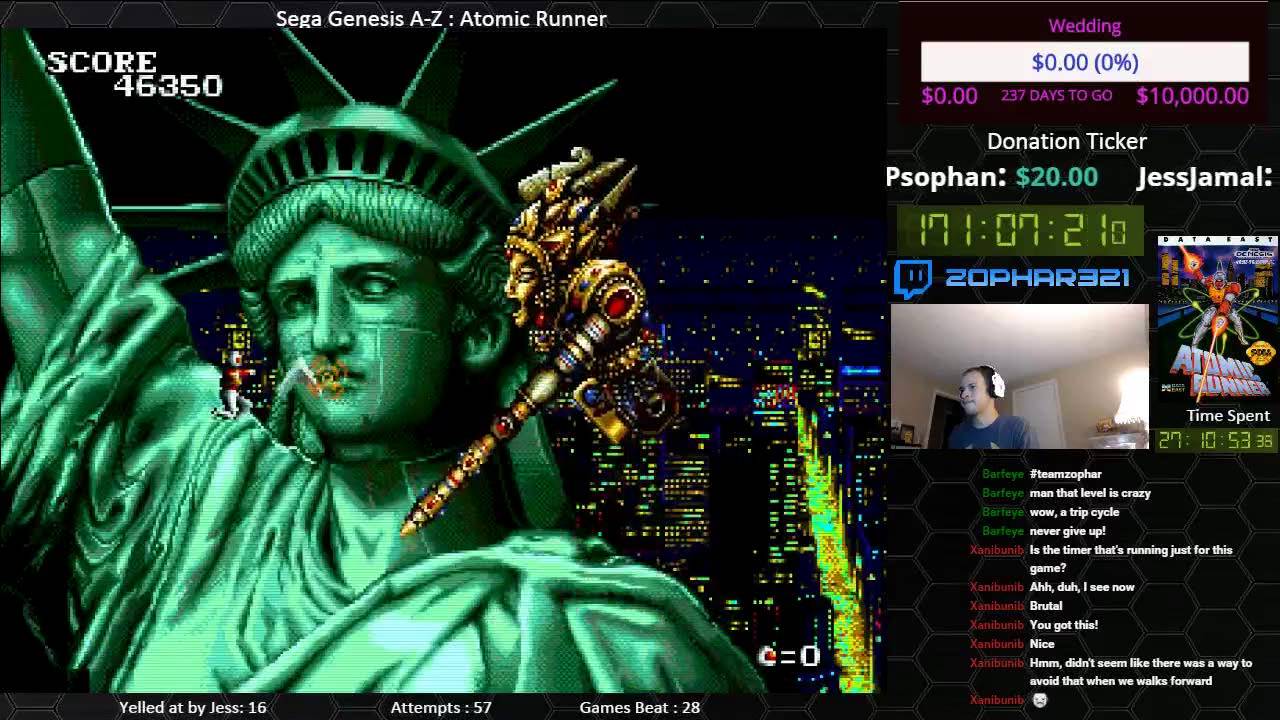 Zophar321 vs Atomic Runner: The Final Boss