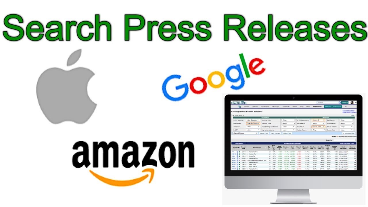 How to Search Press Releases - Options Trading Data & Analysis