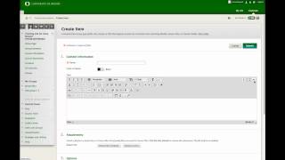 Content Editor in Blackboard 9.1 SP 8