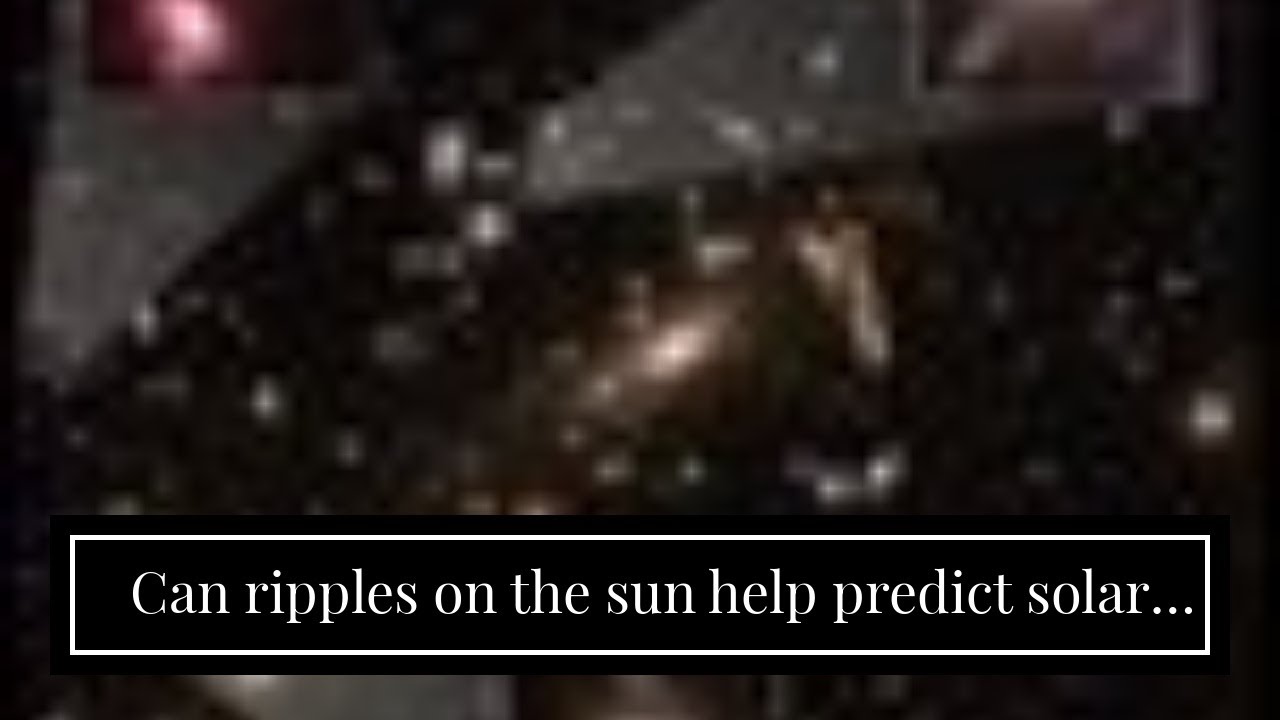 Sunshine Ripples Solar Can ripples on the sun help predict solar flares? - YouTube