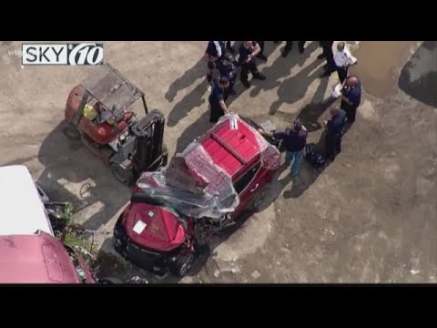 broadcast Radiation from SUV shuts down part of street in Hillsborough County