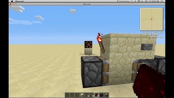 60 Second Tutorial- 1 Wide T-Flip Flop Minecraft 1.4+