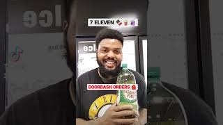 DOORDASH ORDERS 7 ELEVEN 🍫 PICK - UP  #WIZZYJBRAND