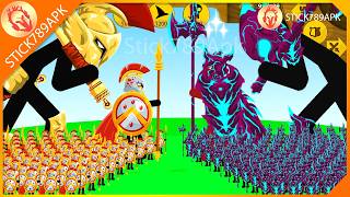 STICKMAN GOLDEN GRIFFON, JEWELED ATREYOS VS VAMP PRINCE, FINAL BOSS | Stick War Legacy | Stick789Apk screenshot 5