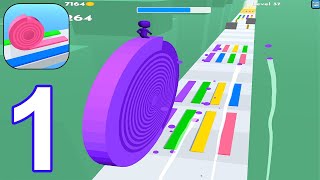 Layers Roll - Gameplay Part 1 - All Levels 1-7 (Android, iOS) screenshot 3