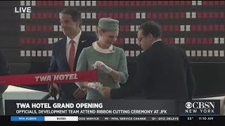 Web Extra: Gov. Cuomo Presides Over TWA Hotel Ribbon Cutting