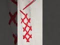 🤯 very easy border lace hand made design👌# trending # embroidery # short # video#