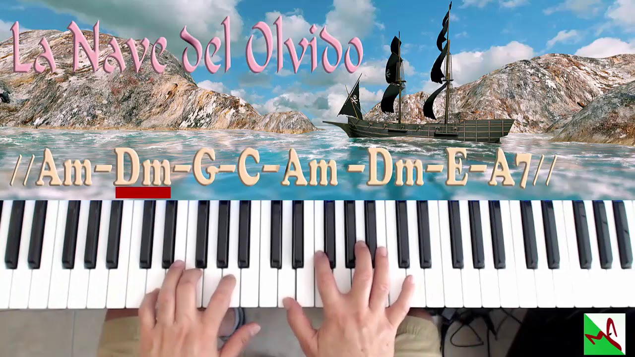 José José. La Nave del Olvido. Acordes en Piano - YouTube