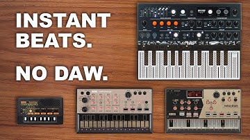 INSTANT Beats with MicroFreak + Volcas + Monotron