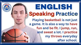 My Favorite Sport (How To Talk About Your Hobbies) English Speaking Practice For Beginners