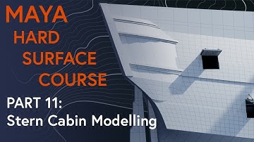 Adding Symmetrical Parts to 3D Model: Part 11 - Maya Hard Surface Modelling Course (Sailing Ship)