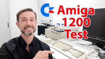 Commodore Amiga 1200 test with AmigaTestKit. Bonus: how to use XCopy Pro and the Boot selector!
