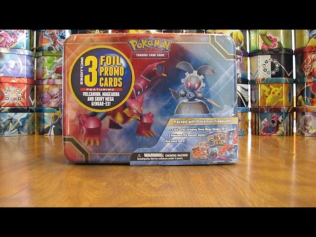  Pokemon 2016 Collectors Chest Treasure Tin: Volcanion