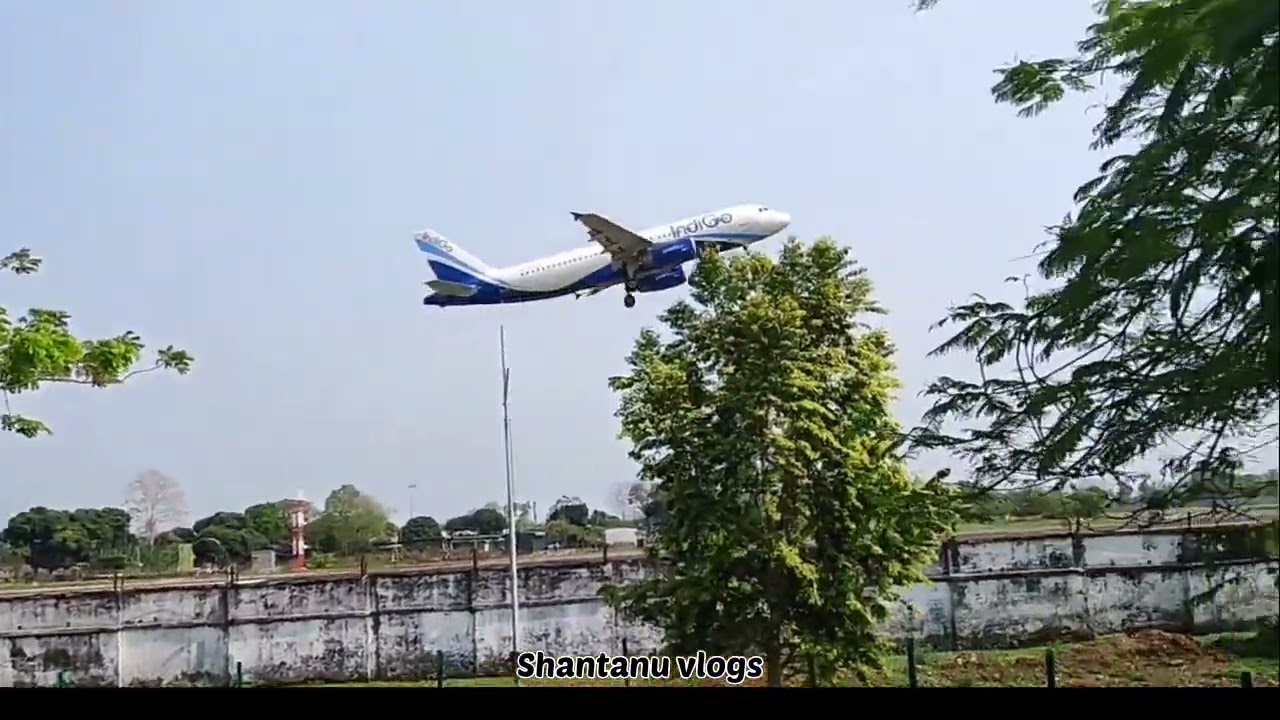 Silchar airport // indigo flight is take off 🛫 