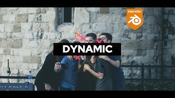 Animated Blender Template - Modern Dynamic Slideshow Opener