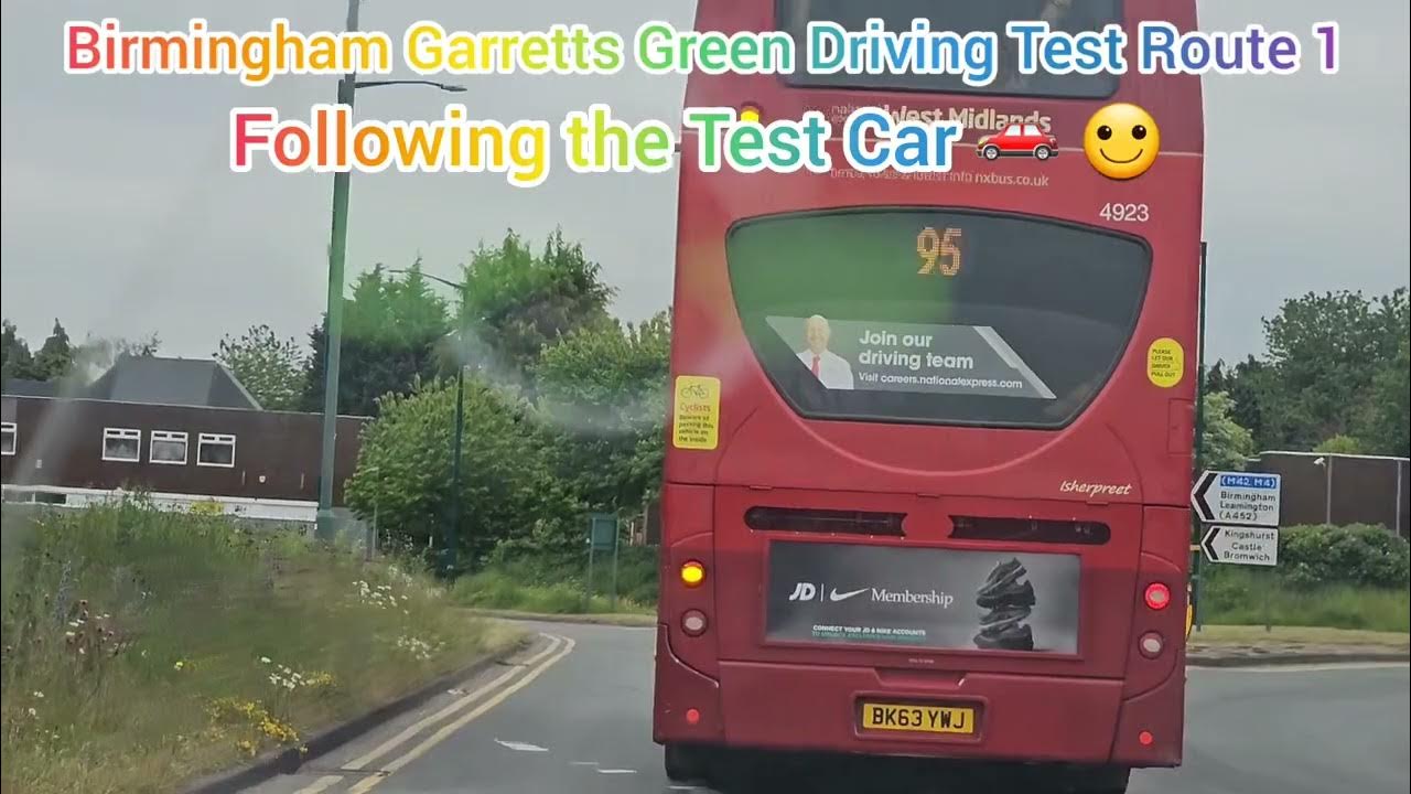 How does Birmingham Garretts Green DVSA Driving test centre and test route YouTube