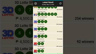 9pm lotto result today may 25,2025 all draw result#shortvideo #lottoresulttoday