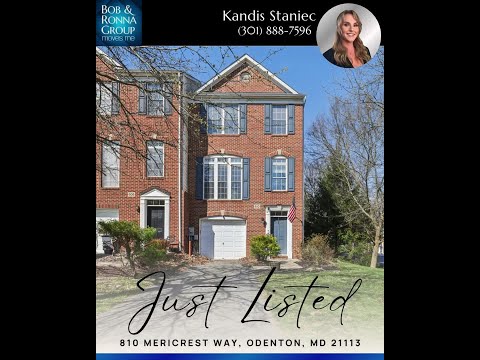 810 Mericrest Way, Odenton, MD home video tour