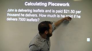 Getting paid 9   piecework part 2