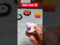 Mini Clay Chai Cup 🤯| Tiny Crafts 🔥| Mini Clay Crafts 🤩| #viral #minicrafts #shorts