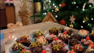 اجواء ميلادية مع تزيين حلوى الميلاد?❤️?  christmas 2022 حلويات_العيد sweets